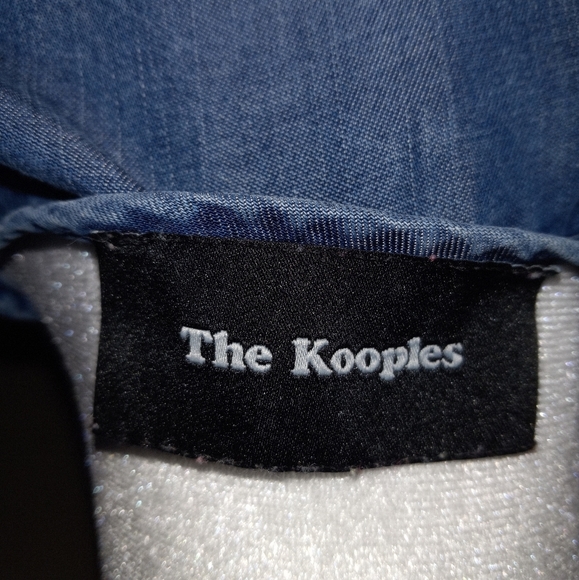 The Kooples Denim Chambray Dress with Enamel Buttons Size M - Picture 5 of 6